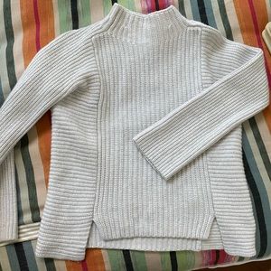 Intermix Grey Mock neck sweater